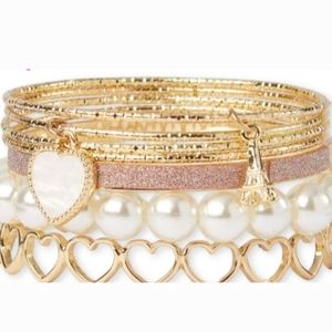 7 Pc Girl's Bracelet Set - so chic!